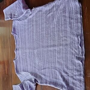 Great condition purple tight knit sweater